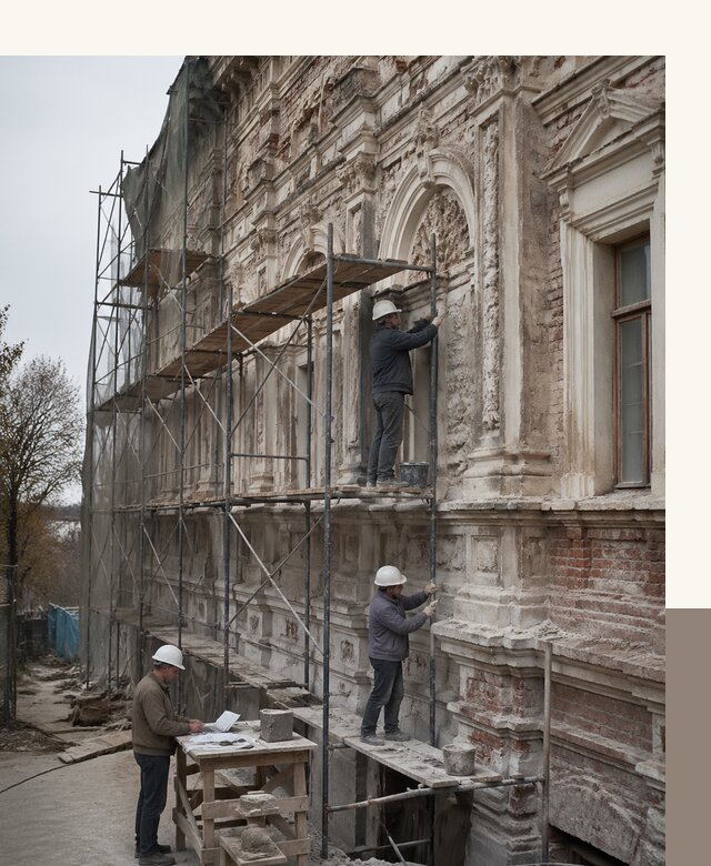 Реставрация объектов культурного наследия под ключ в Сатке